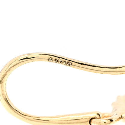 David Yurman 18K Yellow Gold Mobile Oval Drop Earrings 4 of 5