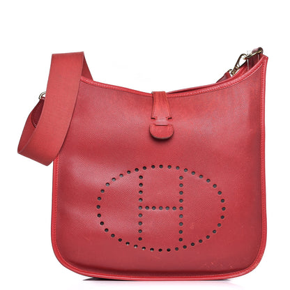 Hermes Courchevel Evelyne GM Rouge Vif 1 of 13