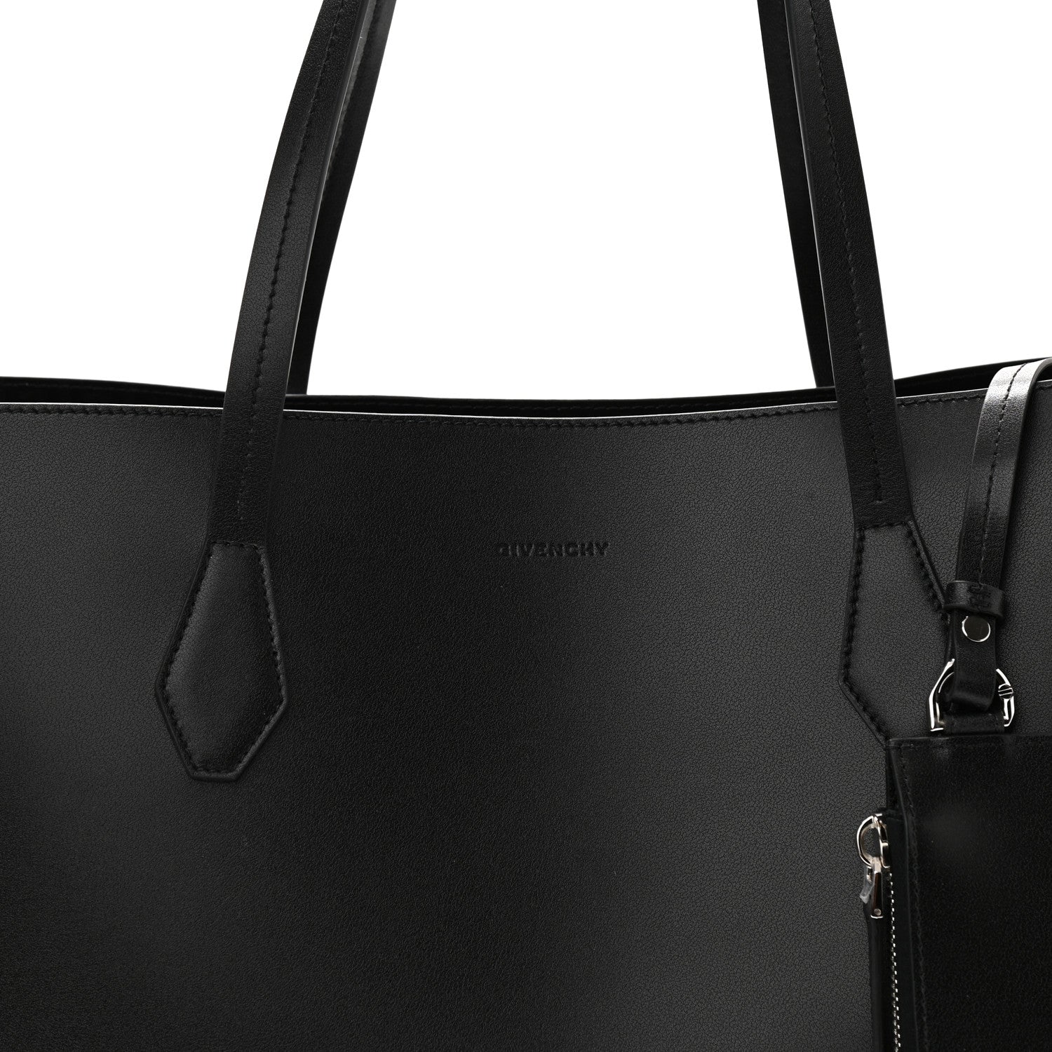 Givenchy Smooth Calfskin Logo Tote Black 7 of 9