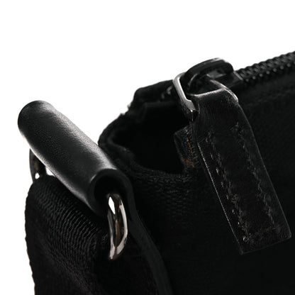 Gucci Monogram Calfskin Perforated Medium Flat Messenger Bag Black 11 of 14