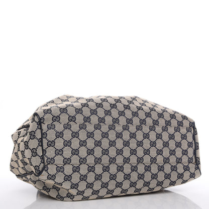 Gucci Monogram Medium Sukey Tote Navy 4 of 8