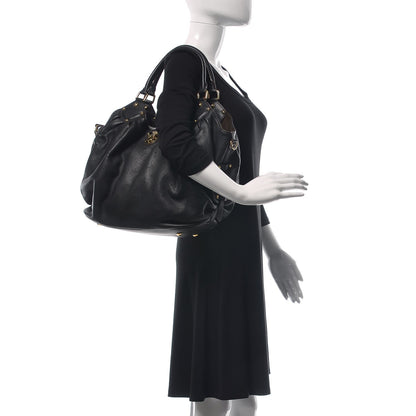 Louis Vuitton Mahina L Black 3 of 8