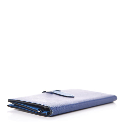 Hermes Epsom Bi Color Bearn Wallet Bleu Sapphire Izmir 4 of 13