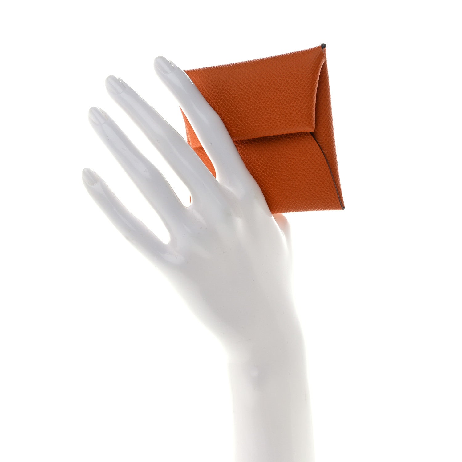 Hermes Epsom Bastia Verso Coin Purse Orange Celeste 2 of 8