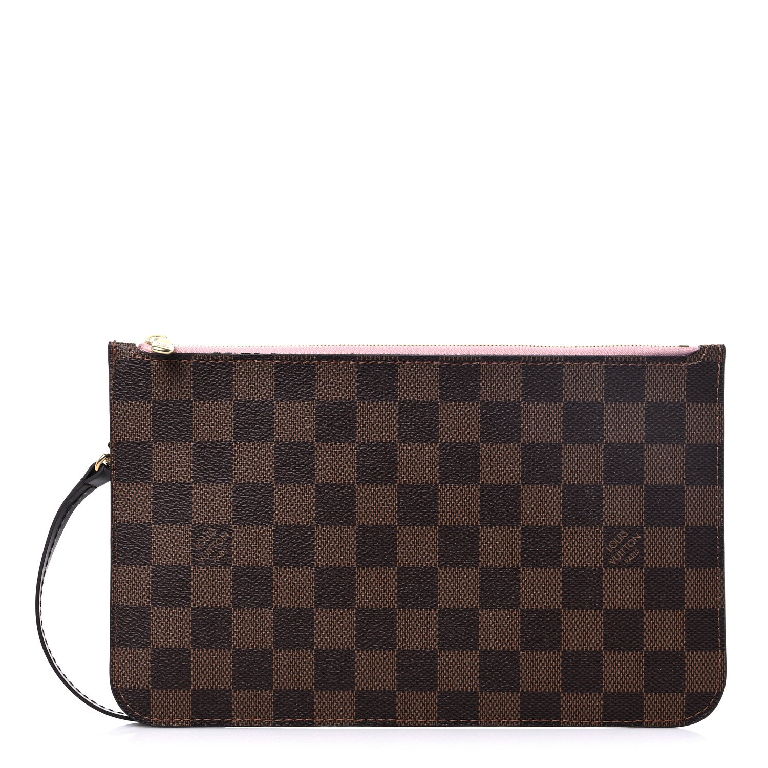 Louis Vuitton Damier Ebene Neverfull MM GM Pochette Rose Ballerine 1 of 7