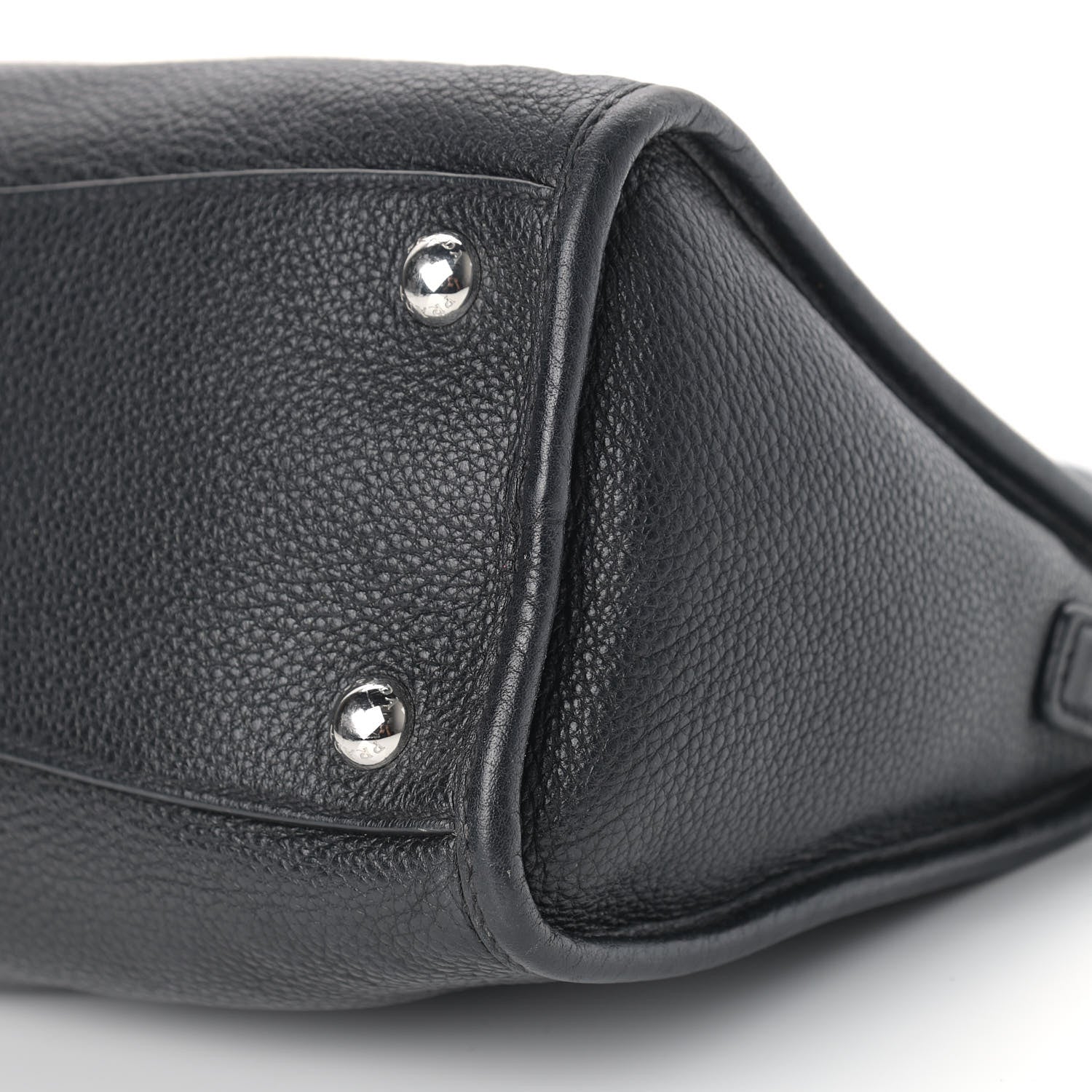Prada Vitello Daino Shopping Satchel Black 10 of 13
