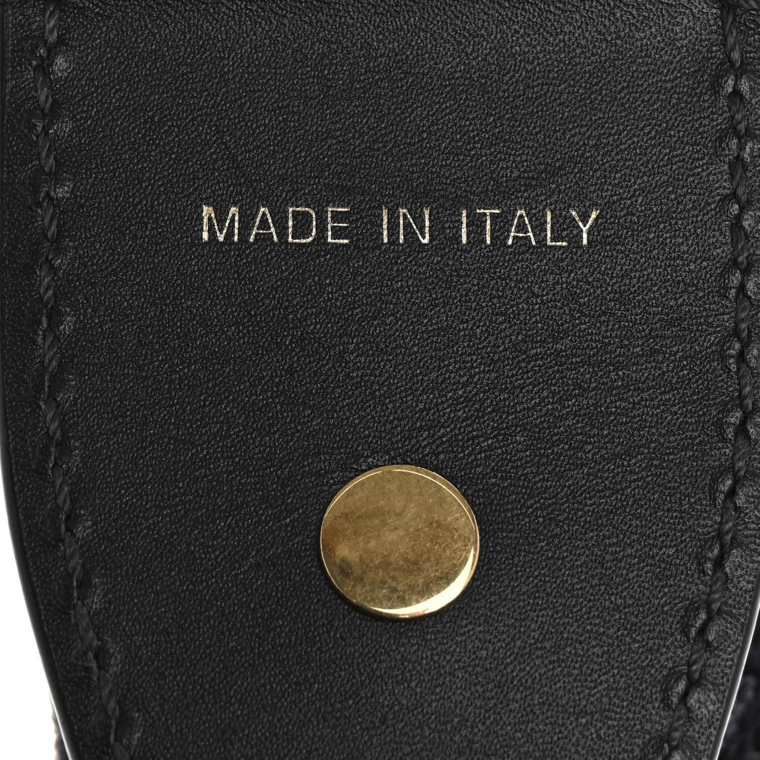 Christian Dior Oblique Studded Shoulder Strap Blue 5 of 7