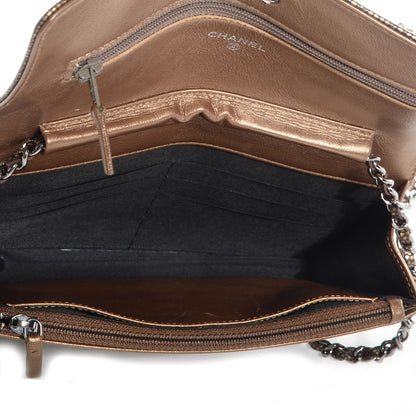 Chanel Caviar Wallet on Chain WOC Khaki 5 of 8