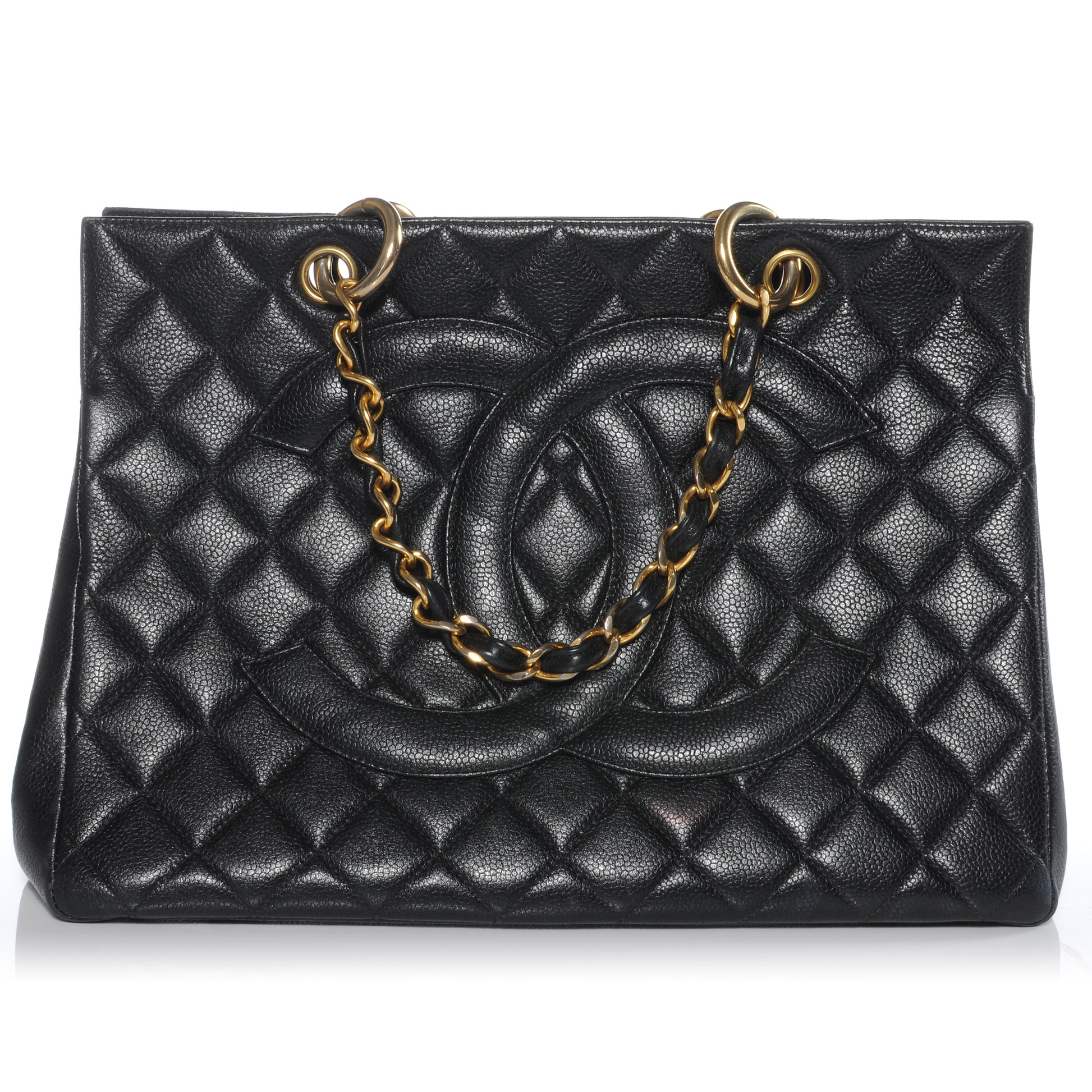 Chanel Caviar Grand Shopping Tote GST Black 1 of 8