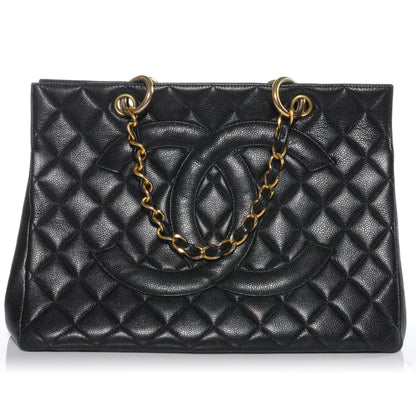 Chanel Caviar Grand Shopping Tote GST Black 1 of 8
