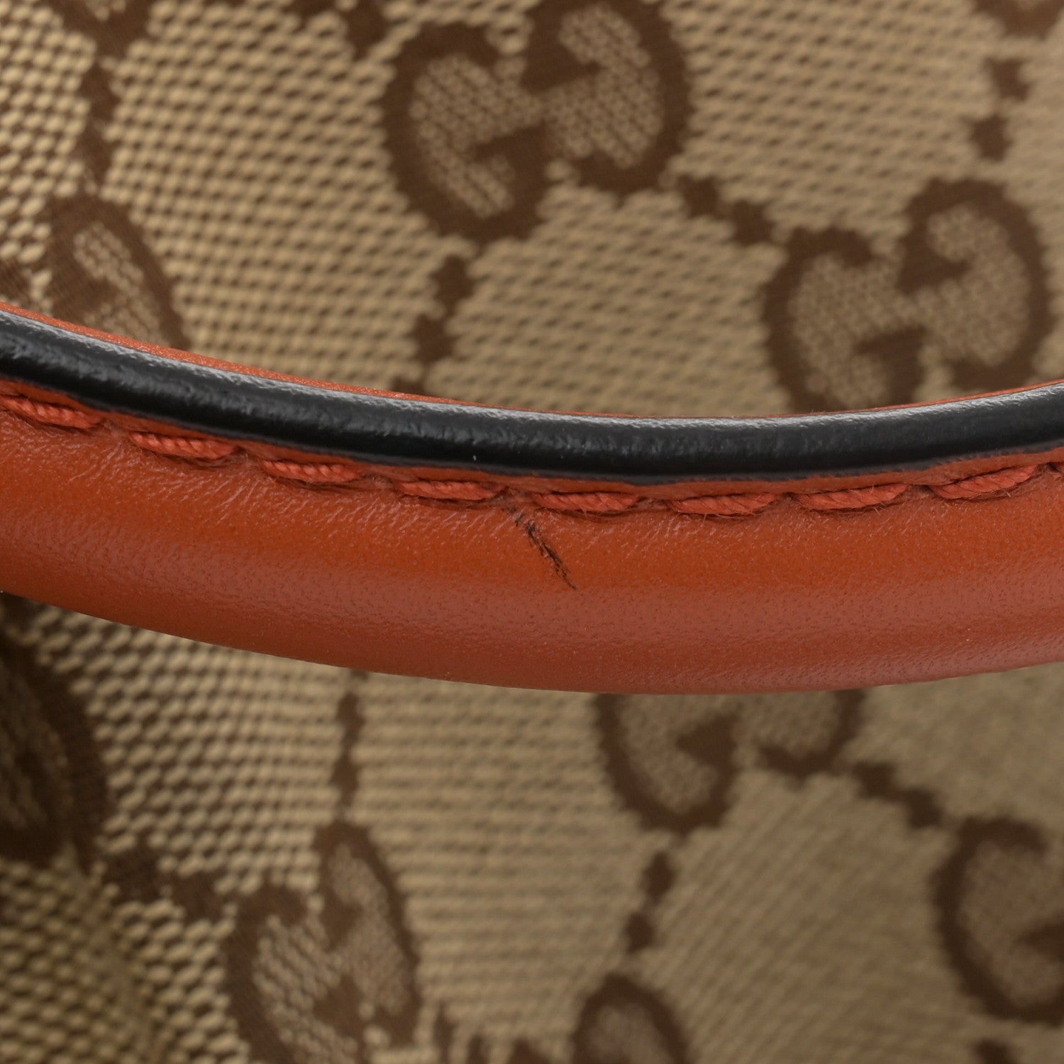 Gucci Monogram Medium Sukey Top Handle Orange 13 of 15