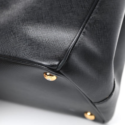 Prada Saffiano Large Galleria Double Zip Tote Black 15 of 23