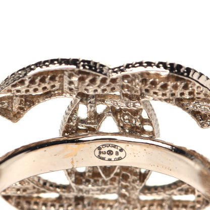 Chanel CC Logo Ring 6.75 Gold 4 of 5