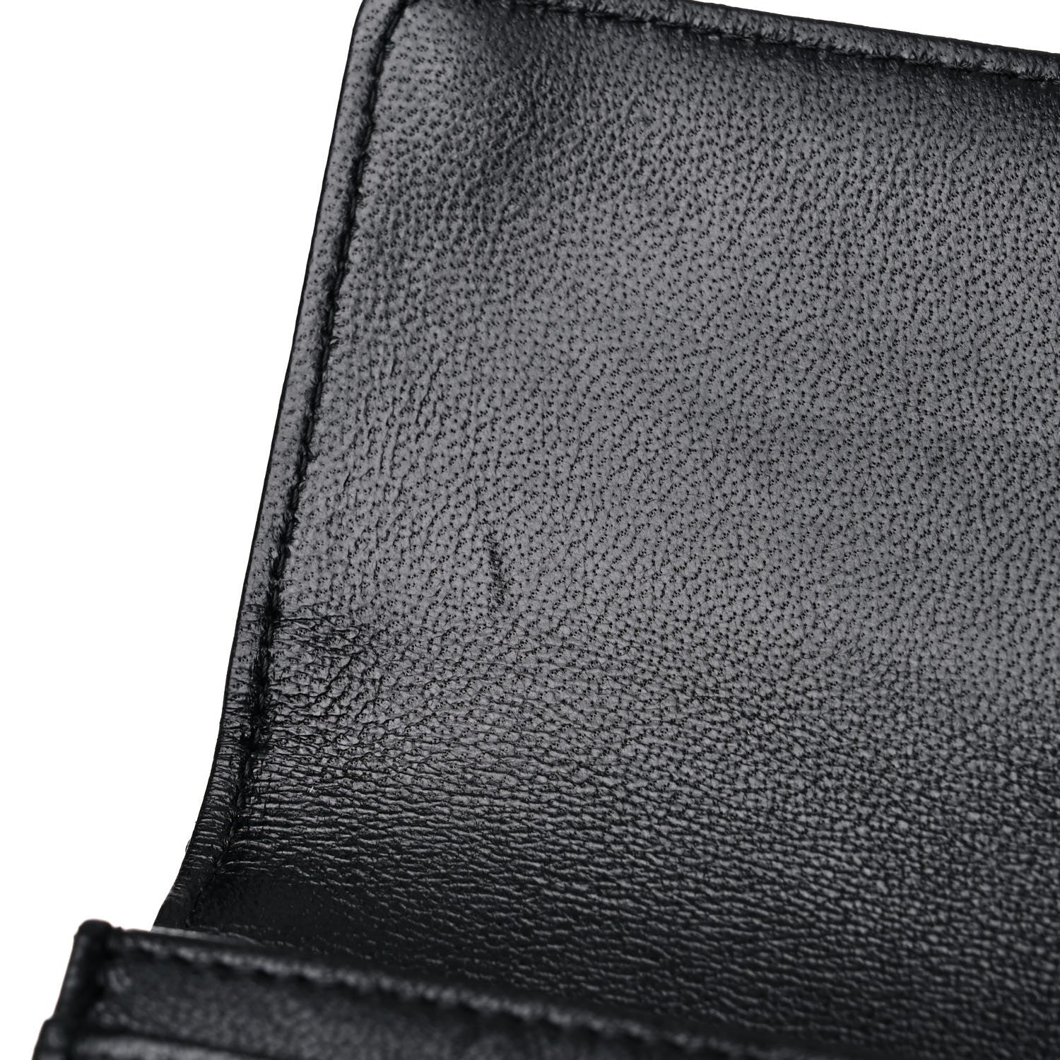 Chanel Lambskin Quilted Medium Chanel 19 Flap Wallet Black 14 of 15