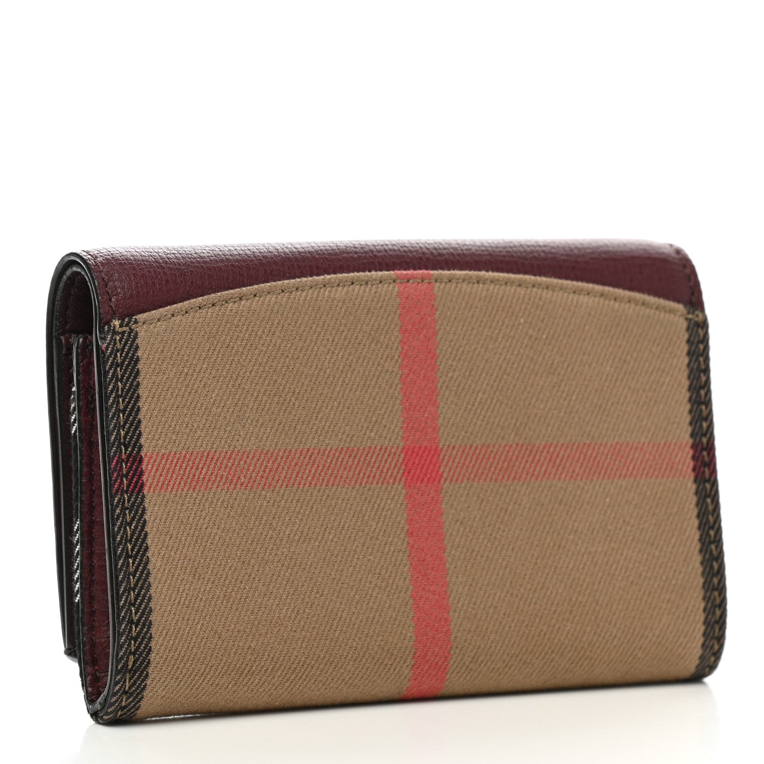 Burberry House Check Wallet Burgundy 3 of 6