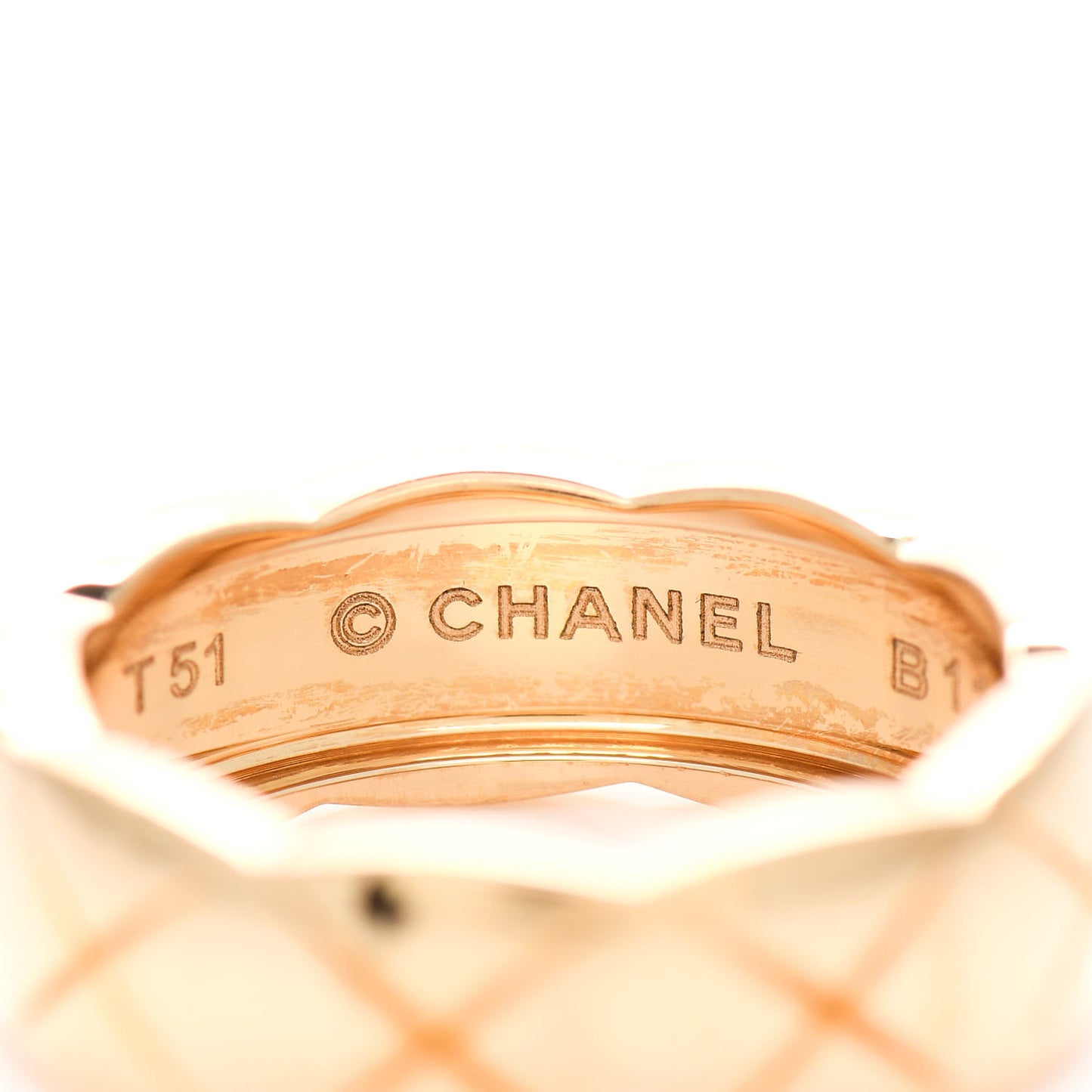 18K Yellow Gold Small Coco Crush Ring 51 5.75