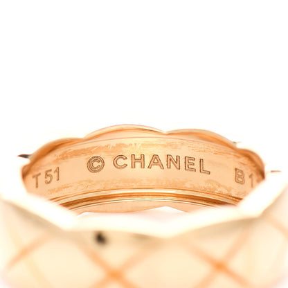 Chanel 18K Yellow Gold Small Coco Crush Ring 51 5.75 5 of 7