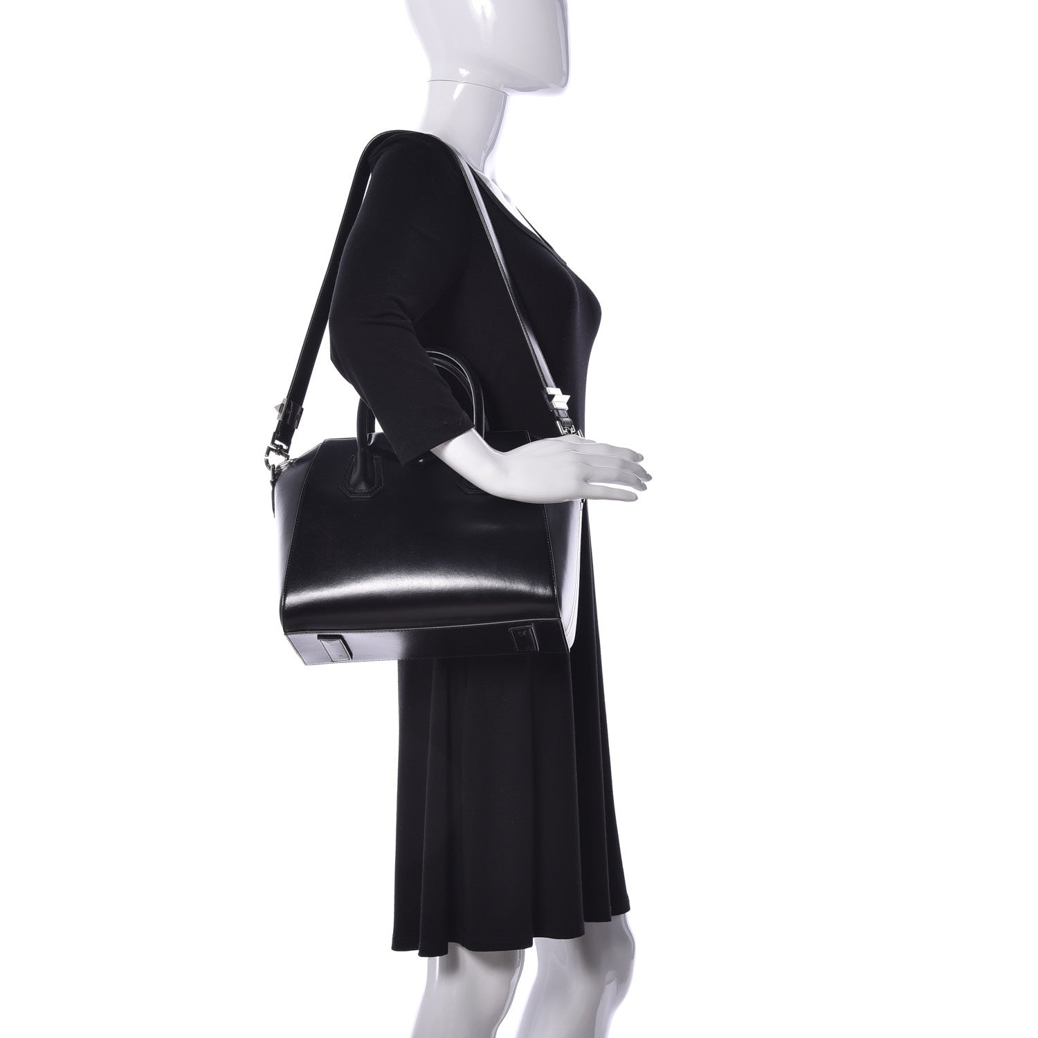 Givenchy Shiny Lord Calfskin Small Antigona Black 2 of 10