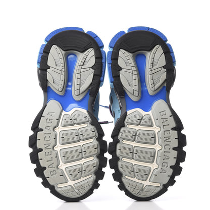 Balenciaga Mesh Nylon Womens Track Sneakers 39 Blue Black 6 of 8