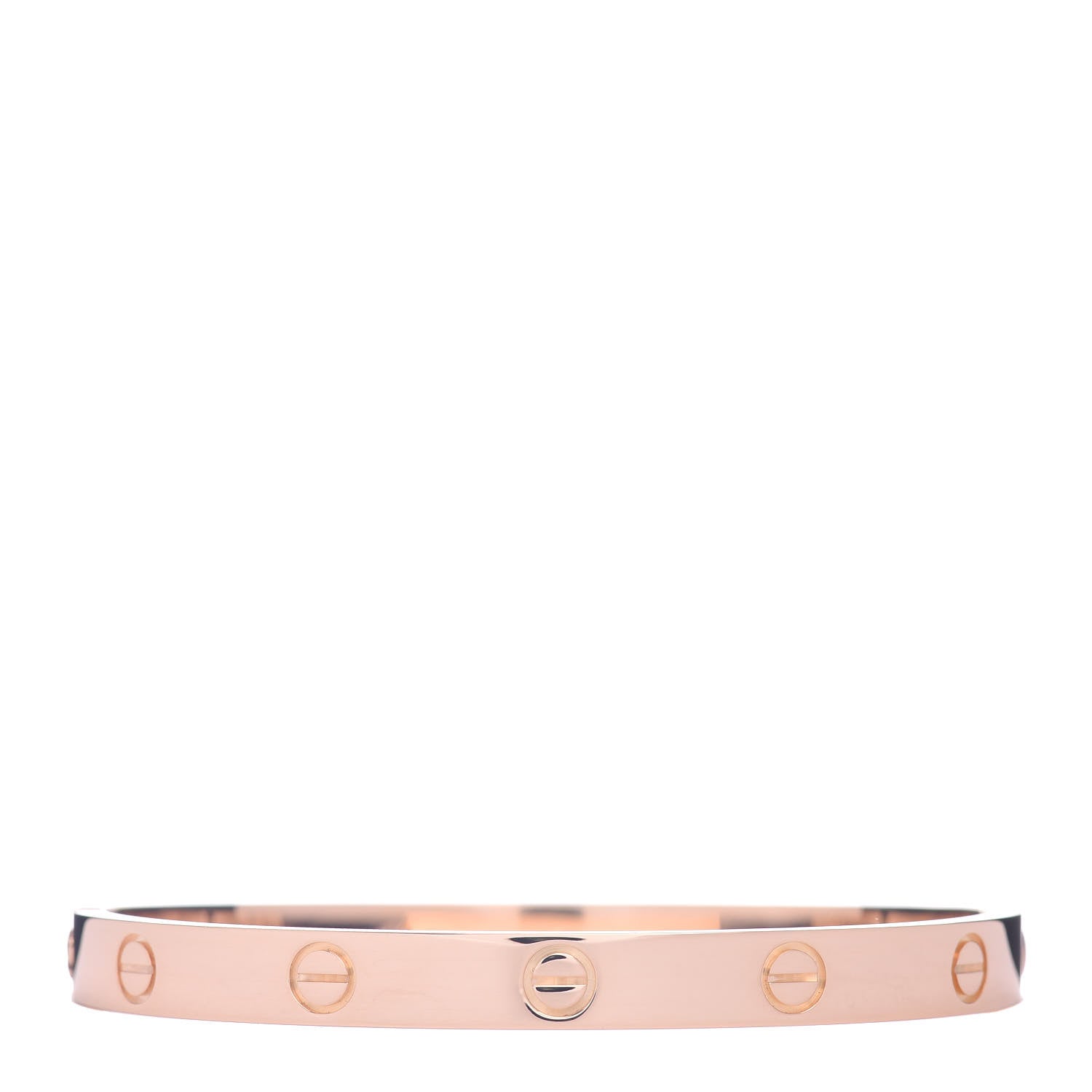 Cartier 18K Pink Gold LOVE Bracelet 17 1 of 5