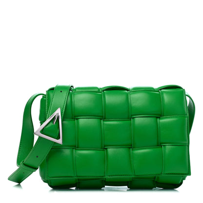 Bottega Veneta Nappa Maxi Intreccio Padded Cassette Crossbody Bag Grass 1 of 8