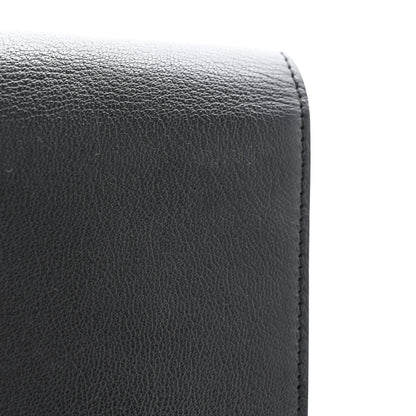 Saint Laurent Calfskin Monogram Large Belle De Jour Clutch Black 9 of 9