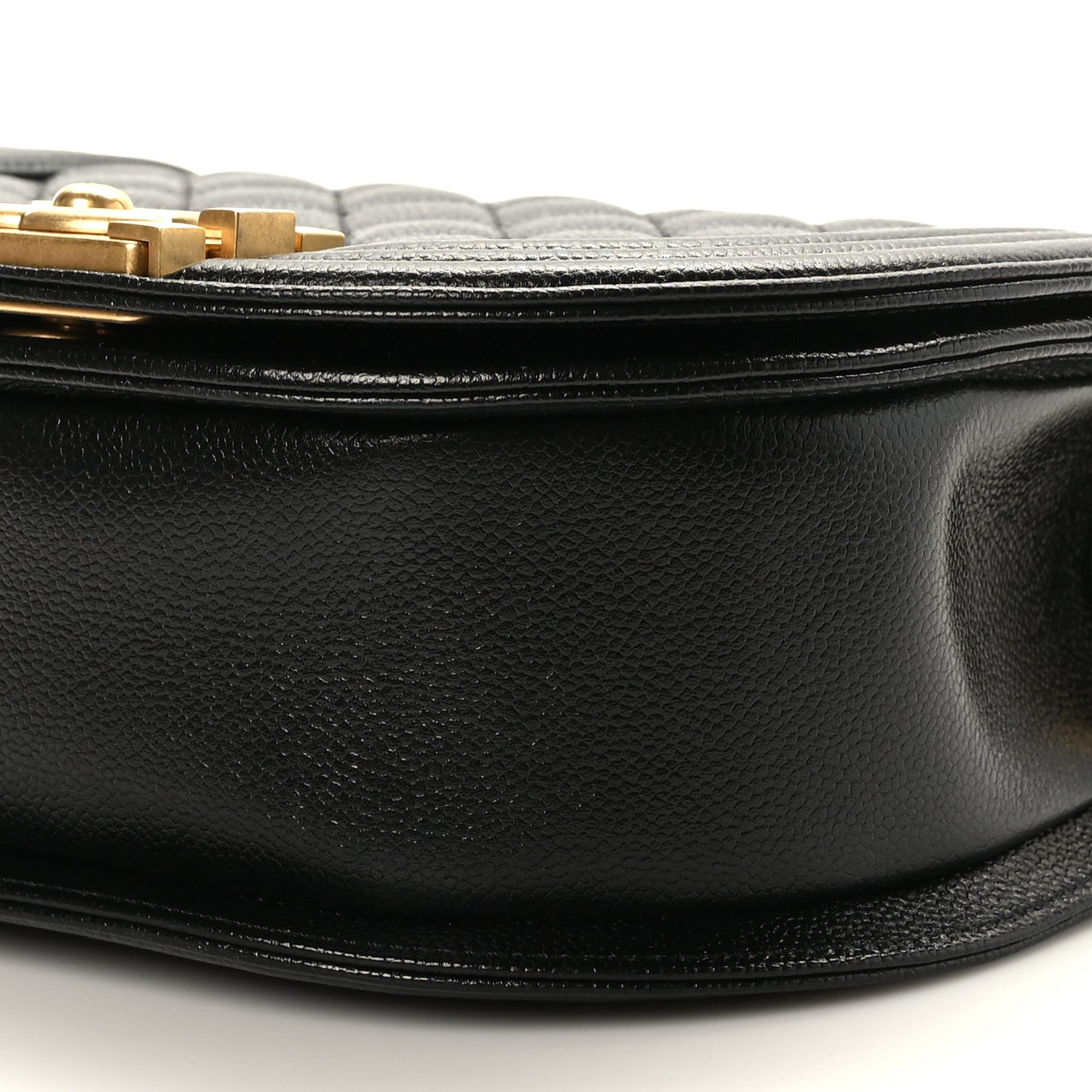 Chanel Caviar Quilted Small Boy Messenger Bag Black 8 of 8