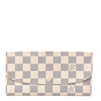 Louis Vuitton Damier Azur Emilie Wallet 1 of 7