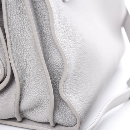 Saint Laurent Grained Calfskin Small Supple Sac De Jour Souris 17 of 18