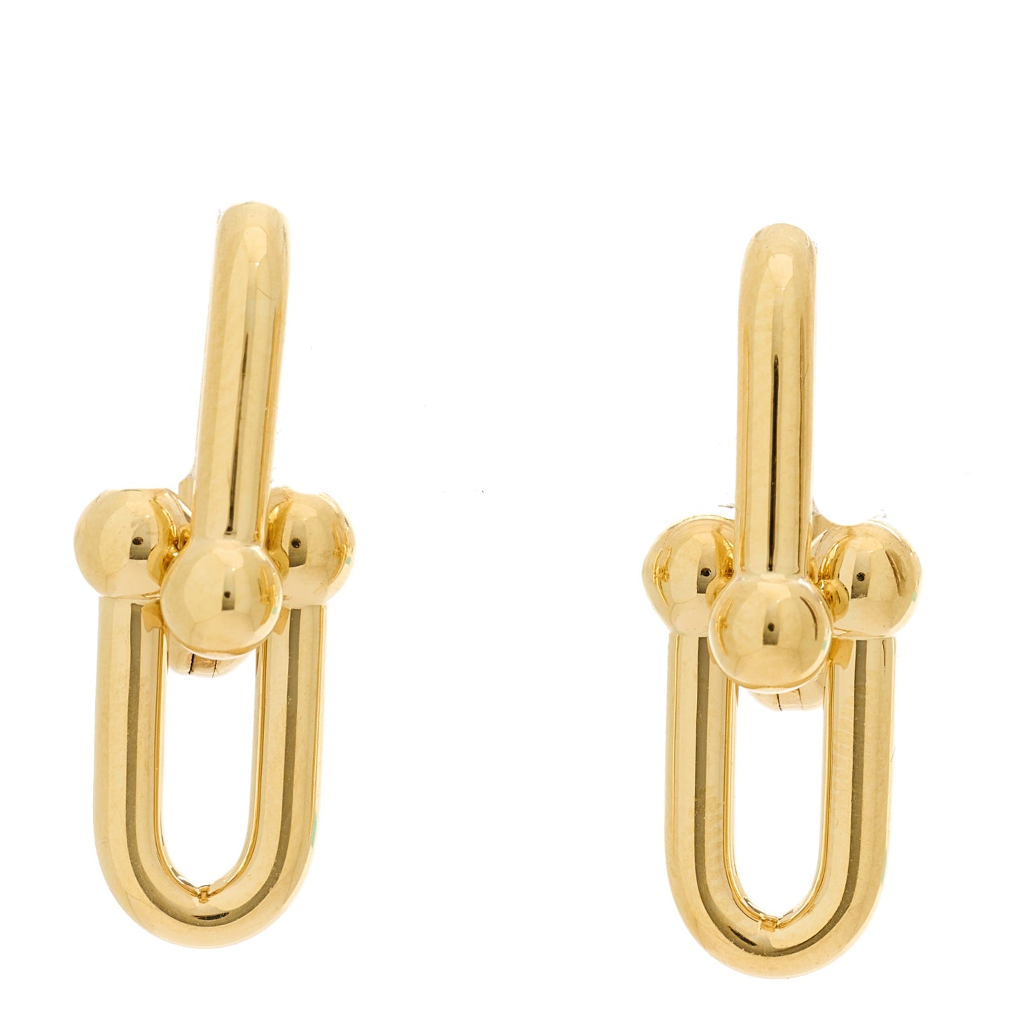 18K Yellow Gold Medium HardWear Link Earrings