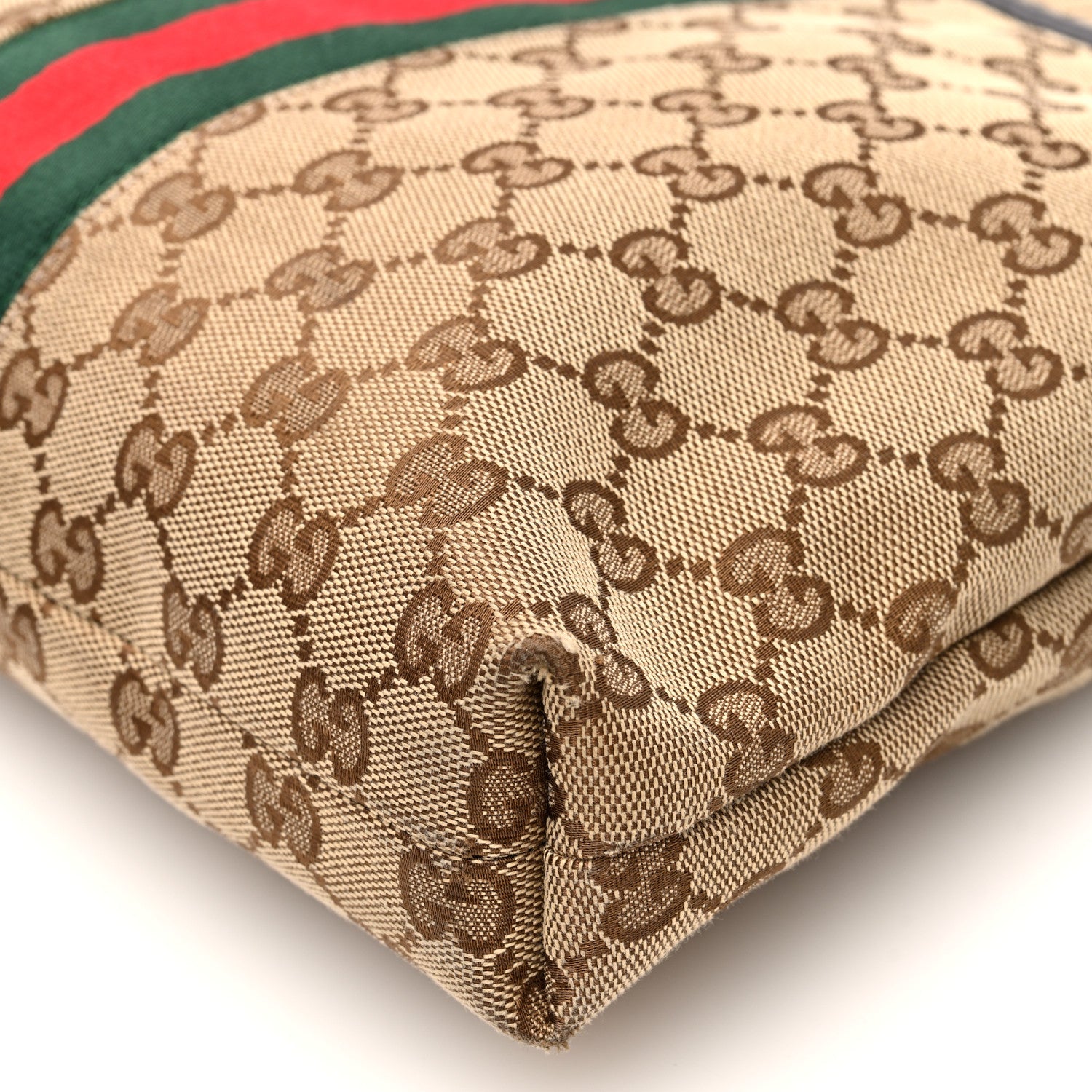 Gucci GG Monogram Web Flat Messenger Bag Black 10 of 10