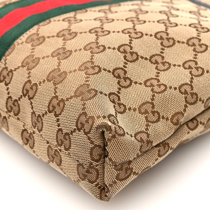 Gucci GG Monogram Web Flat Messenger Bag Black 10 of 10