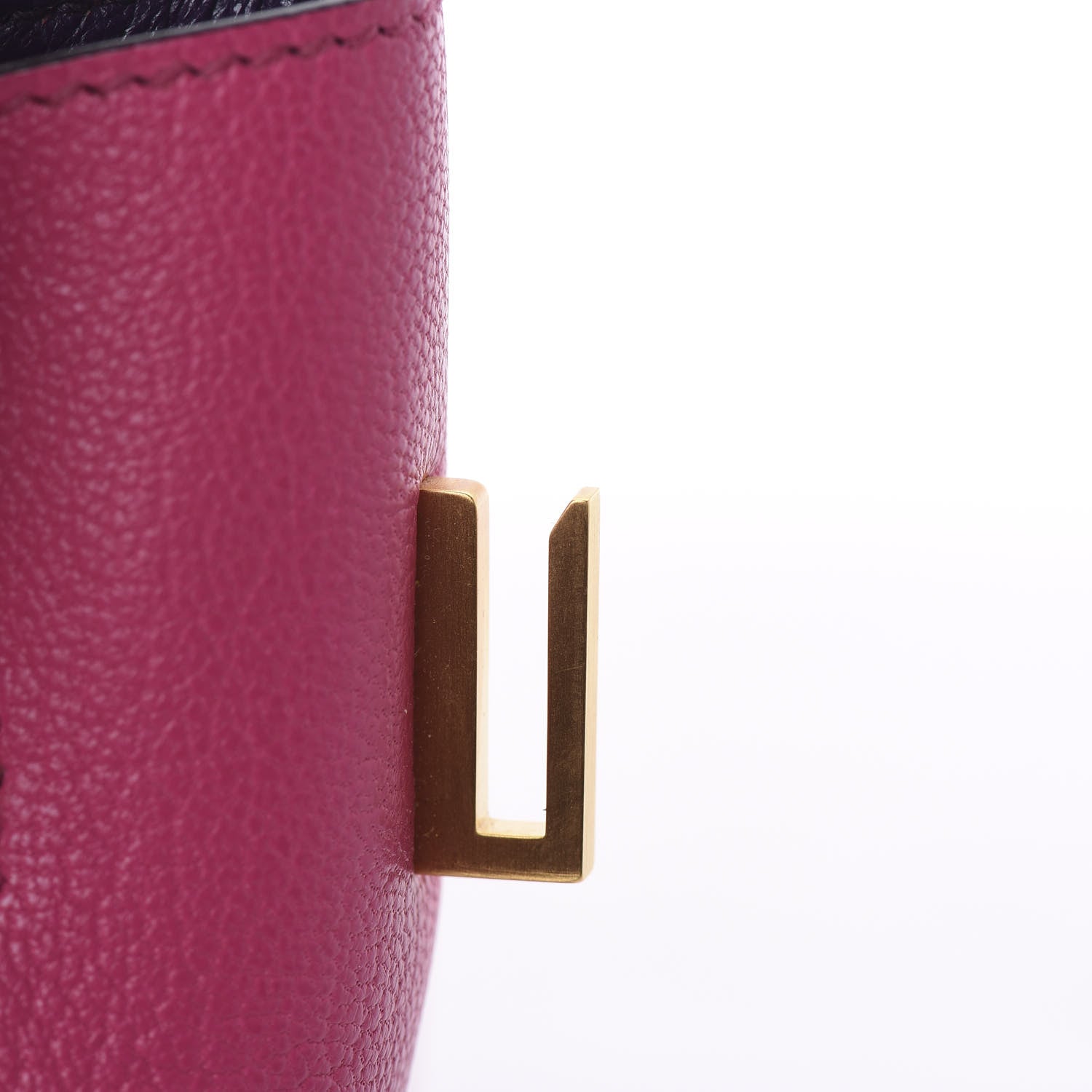 Hermes Chevre Mysore Horseshoe Birkin 30 Rose Tyrien Ultraviolet 19 of 35