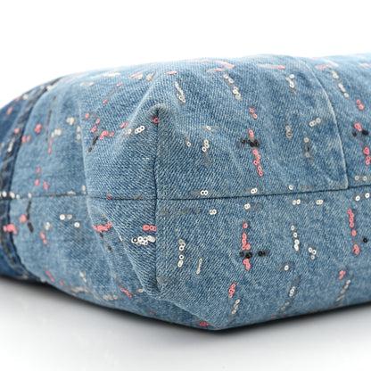 Chanel Denim Sequin Chanel 22 Blue 10 of 13