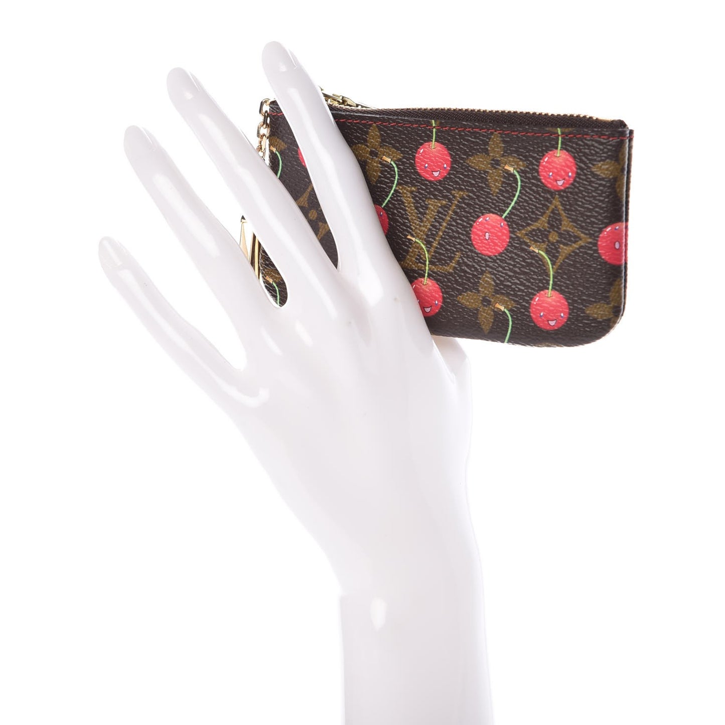 Monogram Cerises Key Pouch