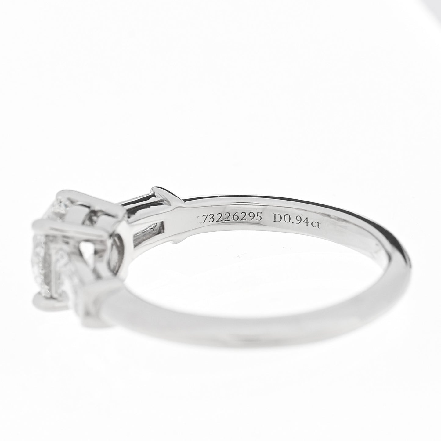 Platinum Diamond 1.26ctw Three Stone Engagement Ring 49 5