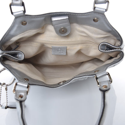 Gucci Guccissima Medium Sukey Tote Silver 5 of 17