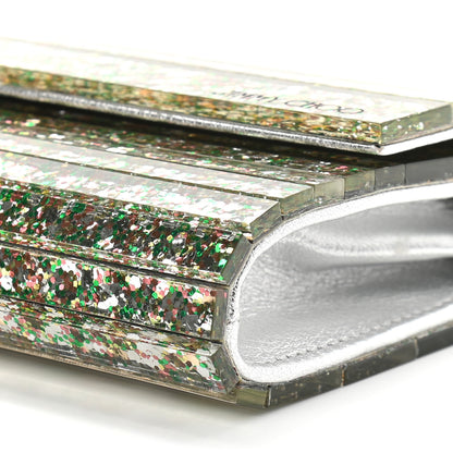 Jimmy Choo Acrylic Glitter Sweetie Clutch Peppermint 8 of 8