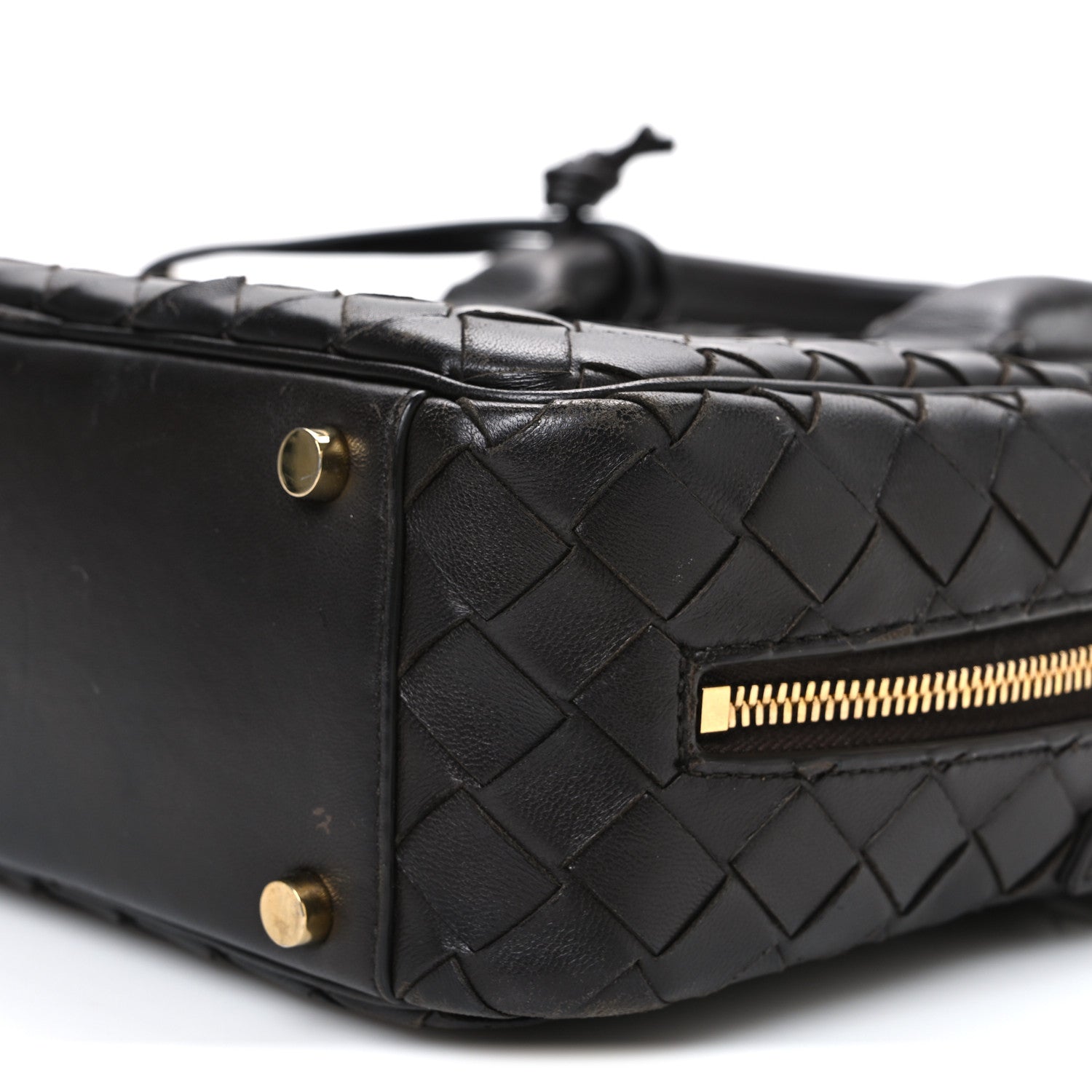 Bottega Veneta Lambskin Intrecciato Small Getaway Fondant 11 of 11
