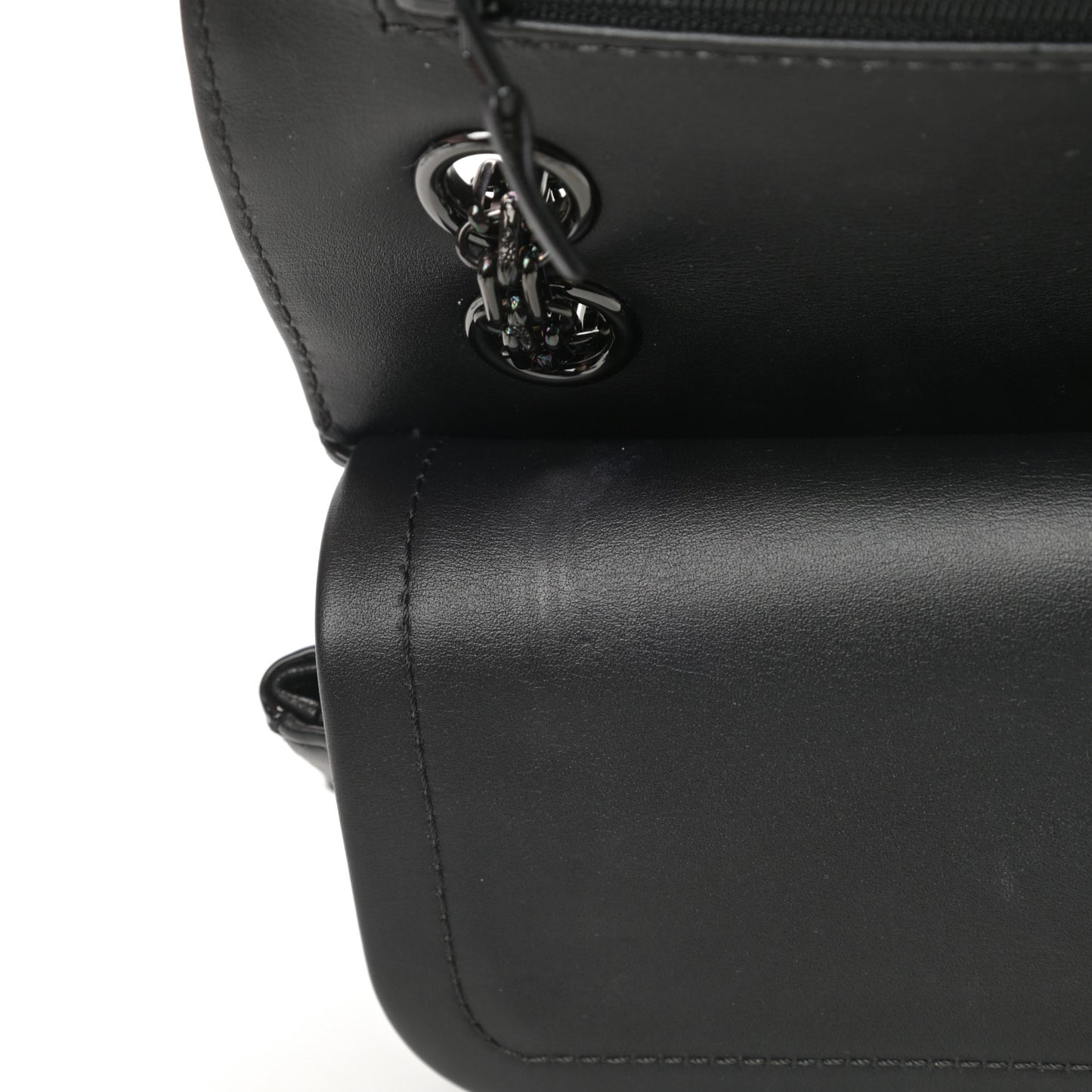 Patent Calfskin Quilted 2.55 Reissue 225 Flap So Black