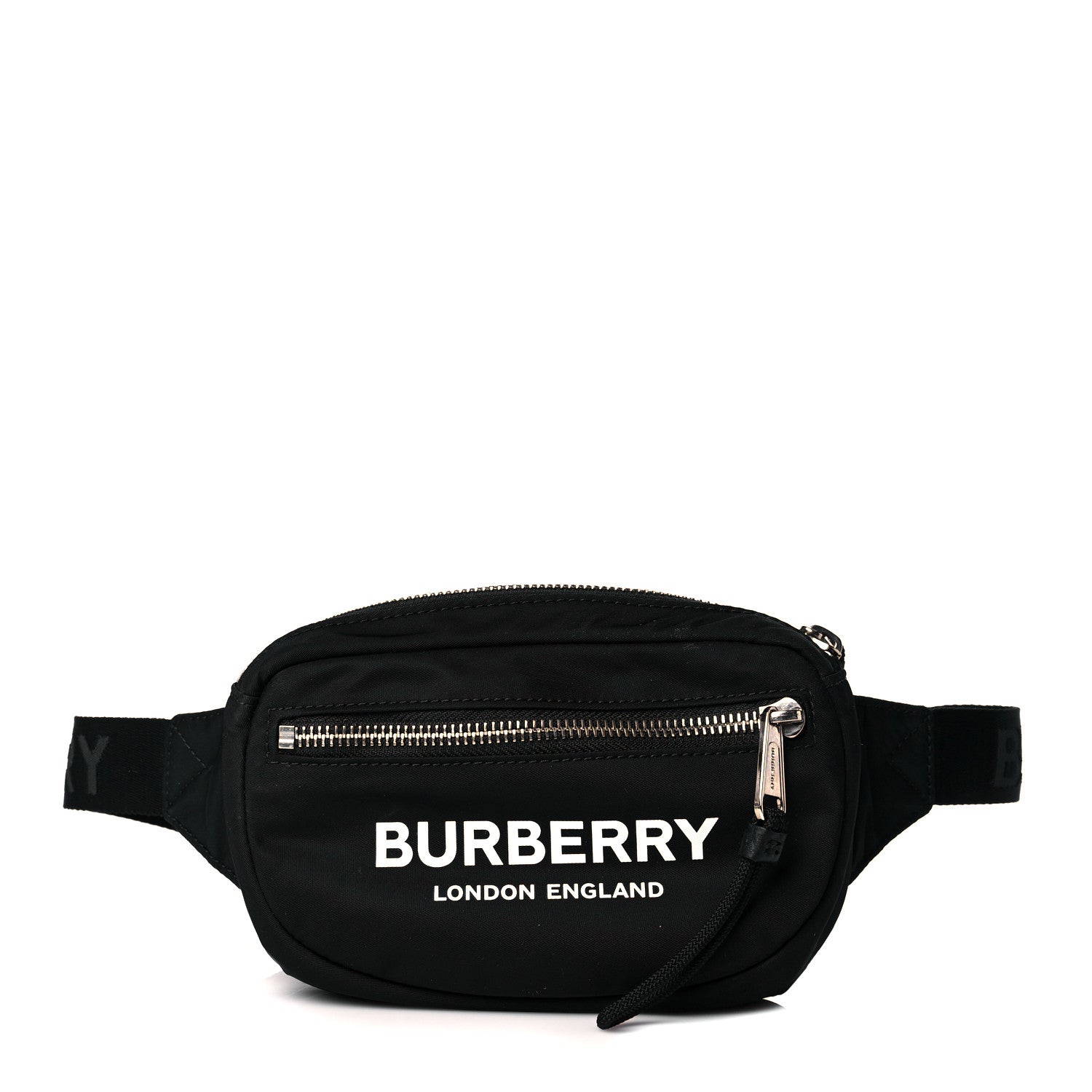 Burberry Econyl Logo Print Small Cannon Bum Bag Black 1 of 10