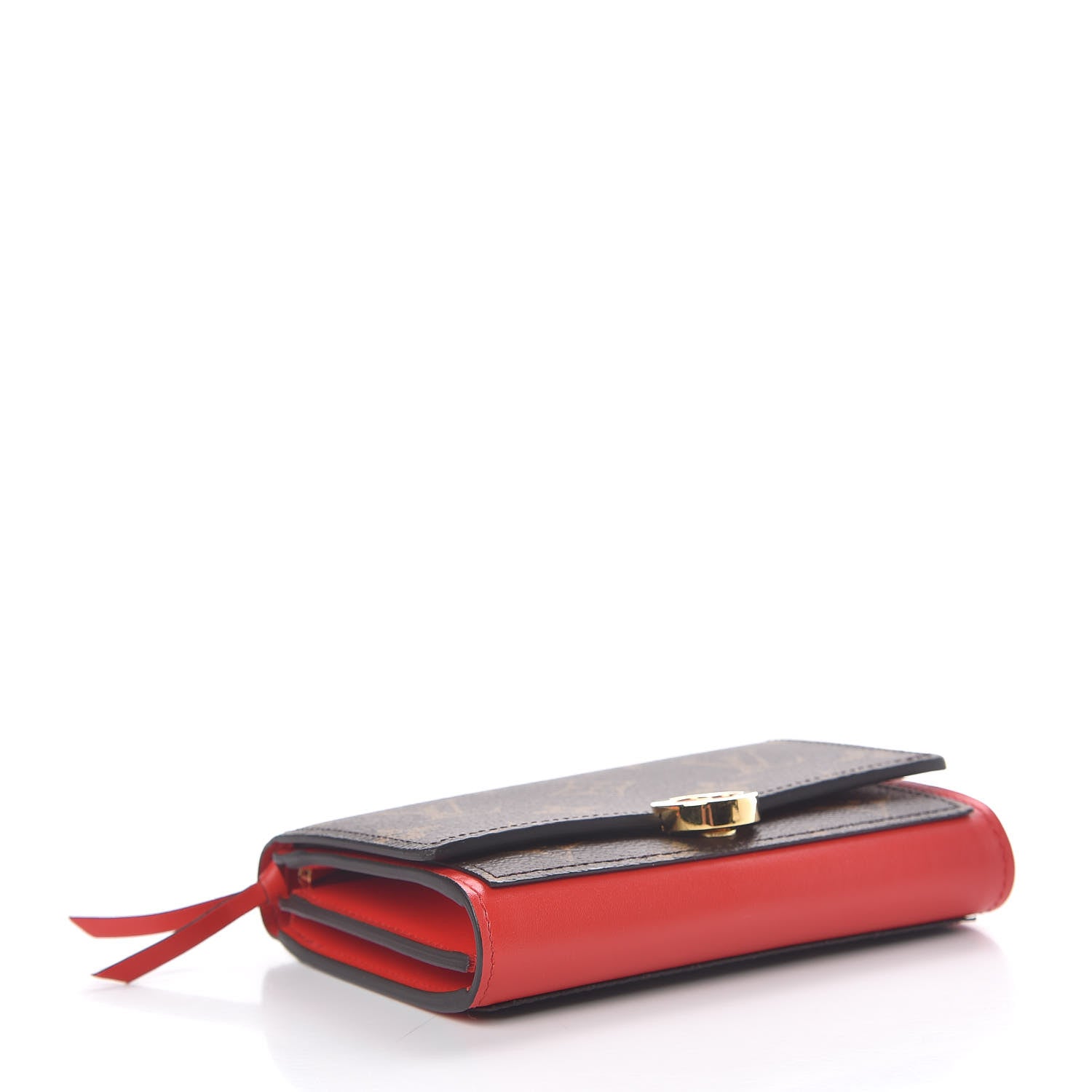 Louis Vuitton Monogram Flore Compact Wallet Coquelicot 4 of 7