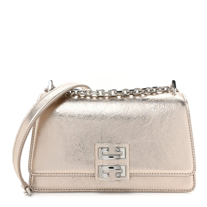 Givenchy Laminated Calfskin Small 4G Sliding Chain Bag Dusty Gold 1 of 10
