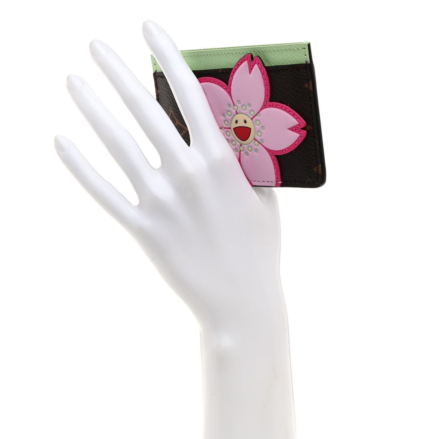 Louis Vuitton LV X TM Monogram Cherry Blossom Card Holder Sakura Brown 2 of 7
