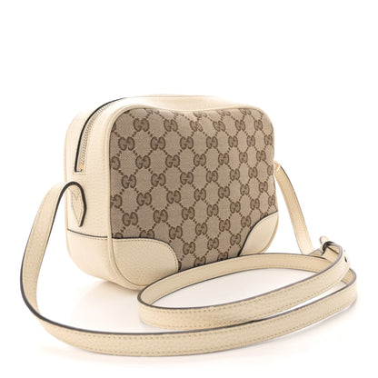 Gucci Monogram Dollar Calfskin Mini Bree Messenger Bag Beige Ebony Avoire Beige Ebony Avoire 3 of 14