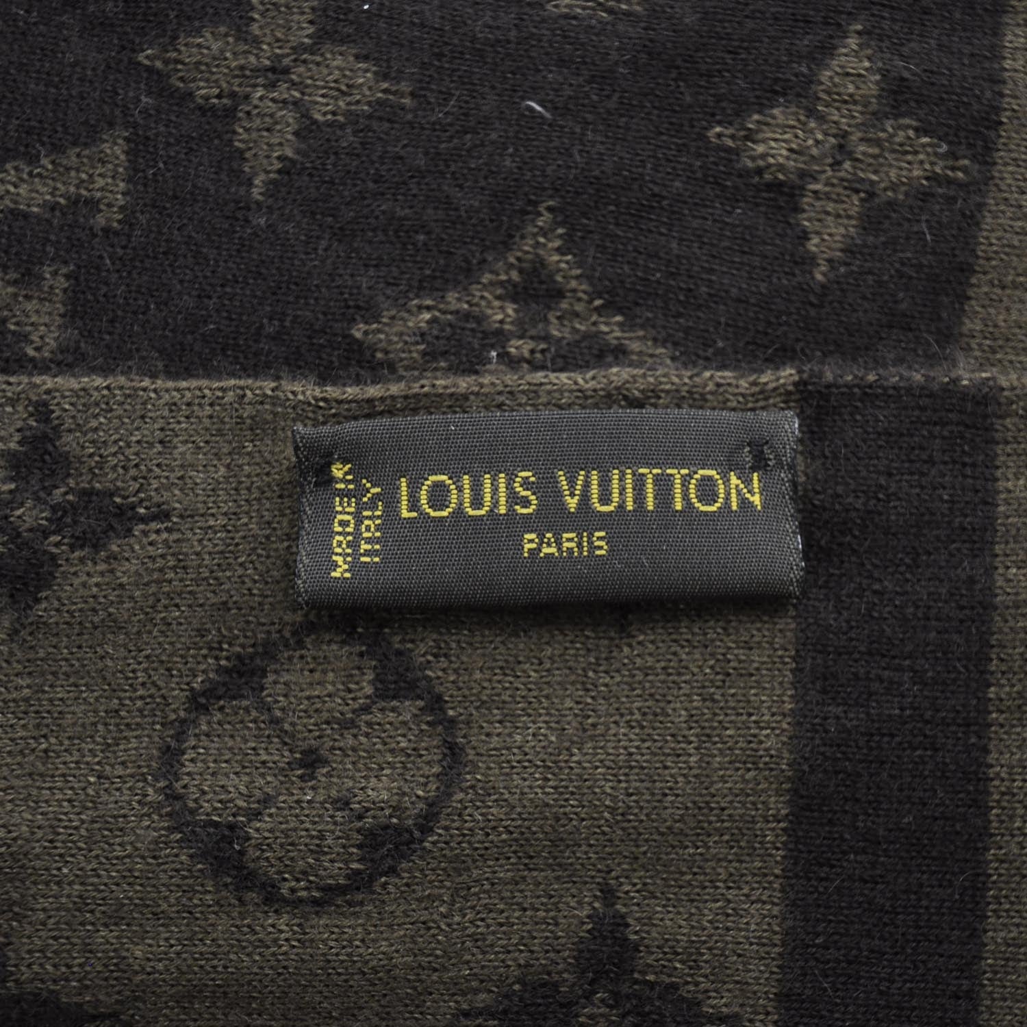 Louis Vuitton Cashmere Monogram Scarf 5 of 5
