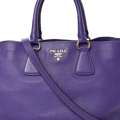 Prada Vitello Daino Tote Viola 8 of 23