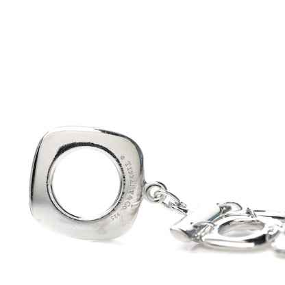 Tiffany Sterling Silver Double Cushion Square Link Toggle Bracelet 4 of 4