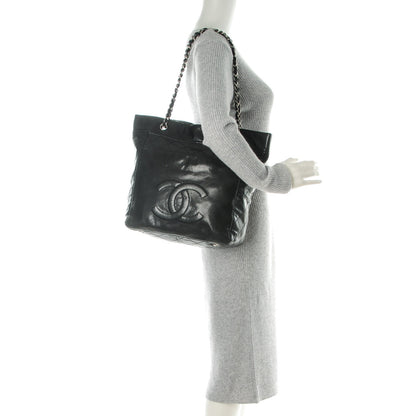 Chanel Soft Caviar Large Timeless CC Shopping Tote Black 2 of 8