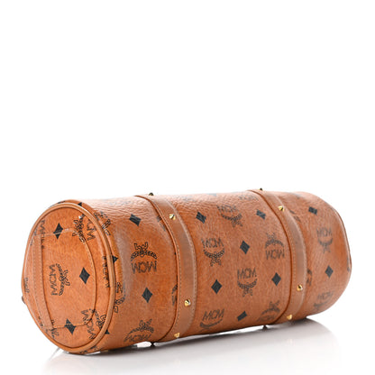 MCM Visetos Essential Barrel Bag Cognac 3 of 6
